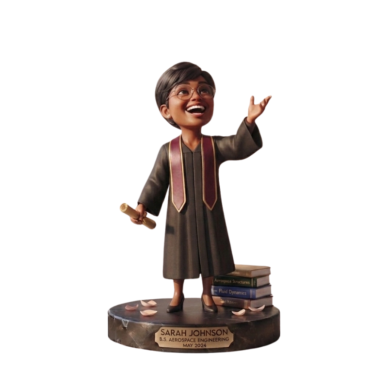 Custom Graduation Bobblehead Keepsake Gift Figurine