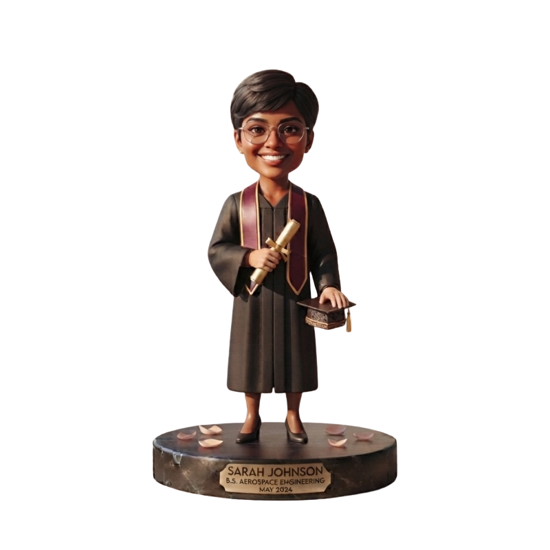 Custom Graduation Bobblehead Keepsake Gift Figurine