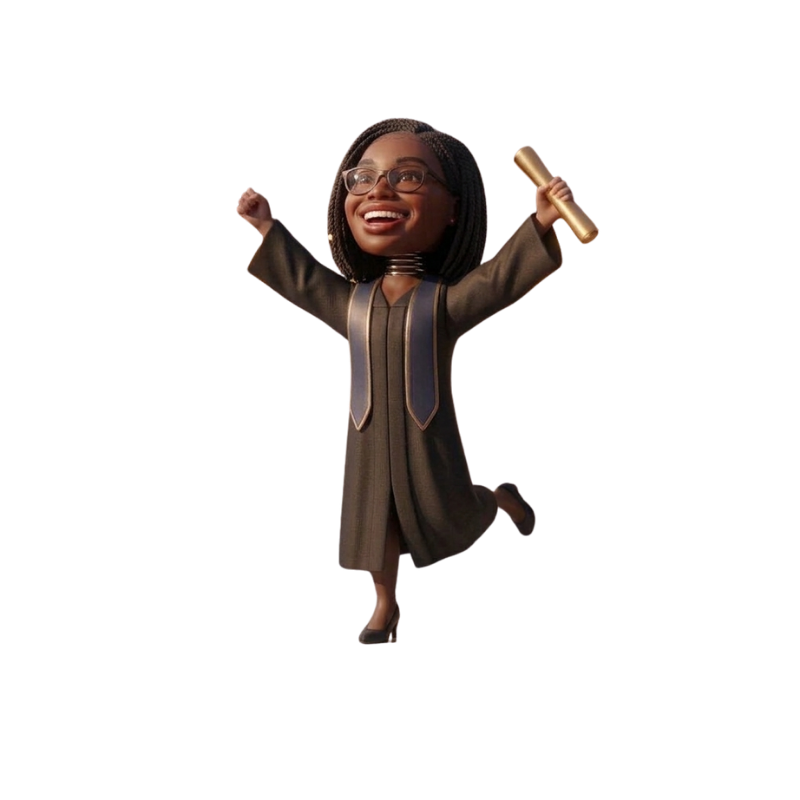 Custom Graduation Bobblehead Keepsake Gift Figurine