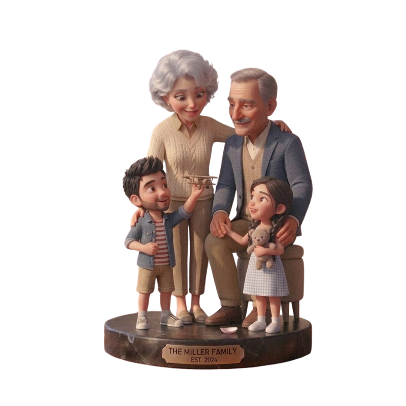 Custom Family Bobblehead Keepsake Gift Figurine