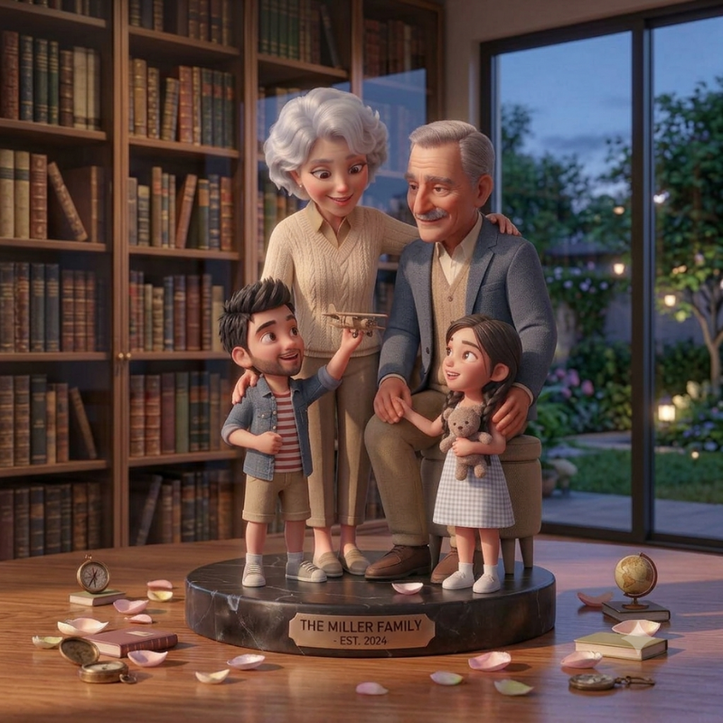 Custom Family Bobblehead Keepsake Gift Figurine