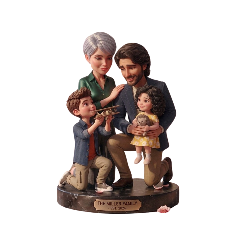 Custom Family Bobblehead Personalized Keepsake Gift