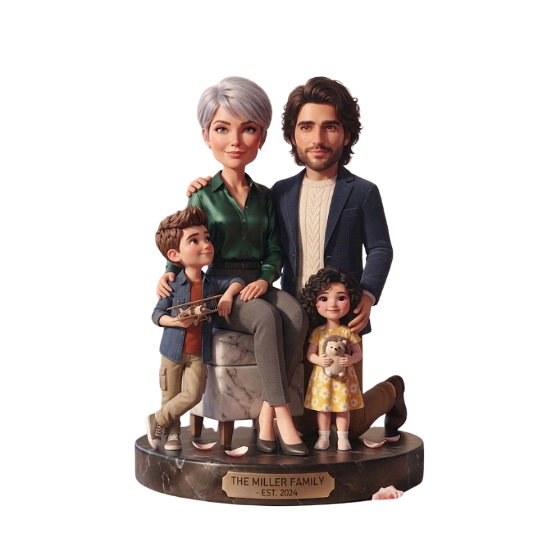 Custom Family Bobblehead Personalized Keepsake Gift