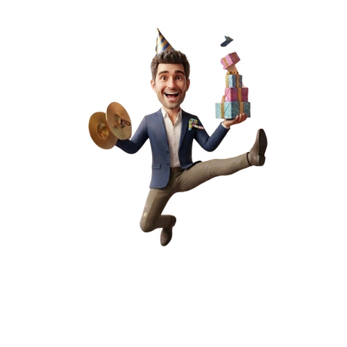 Custom Birthday Bobblehead Keepsake Gift Figurine