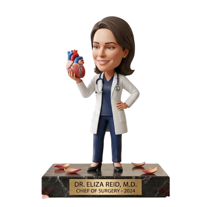 Custom Doctor Bobblehead Medical Keepsake Figurine