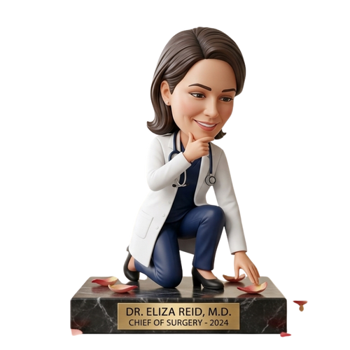 Custom Doctor Bobblehead Medical Keepsake Figurine