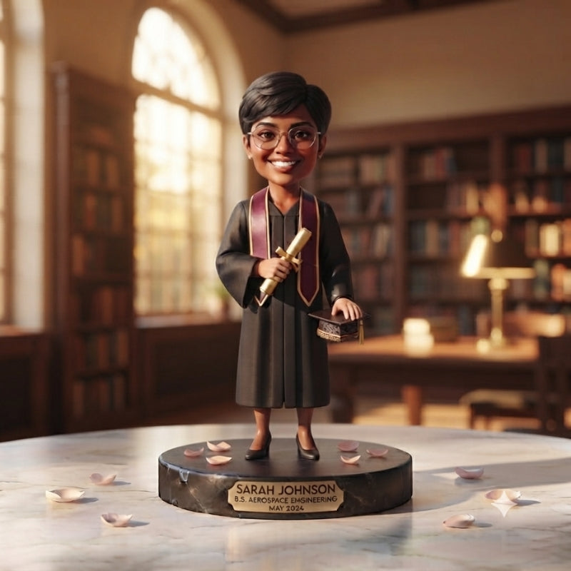 Custom Graduation Bobblehead Keepsake Gift Figurine