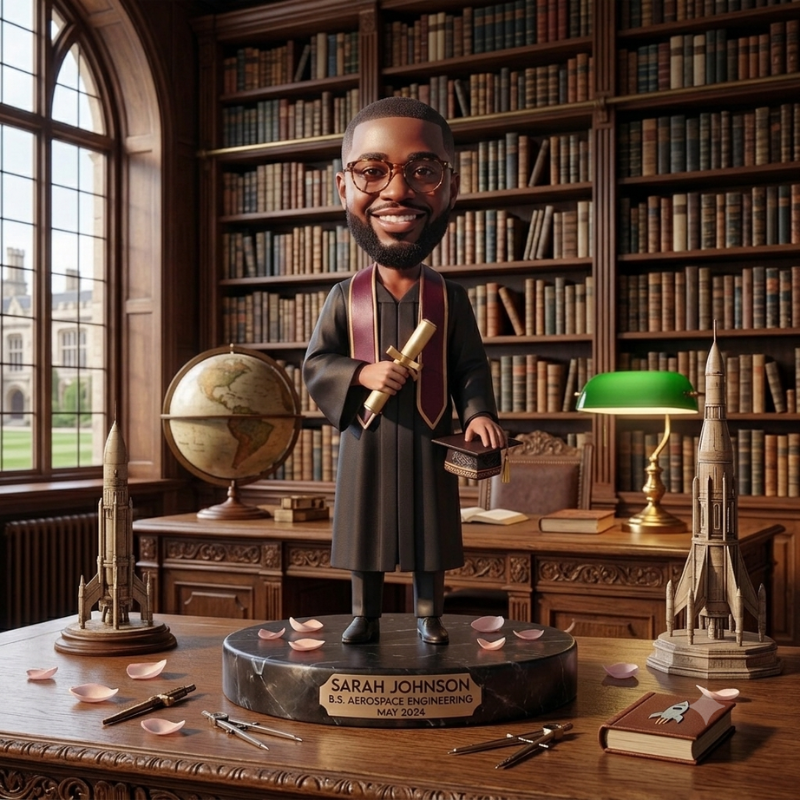 Custom Graduation Bobblehead Keepsake Gift Figurine