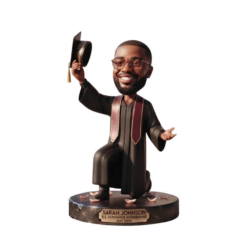 Custom Graduation Bobblehead Keepsake Gift Figurine