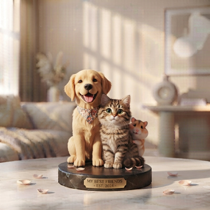 Custom Pet Bobblehead Memorial Keepsake Figurine
