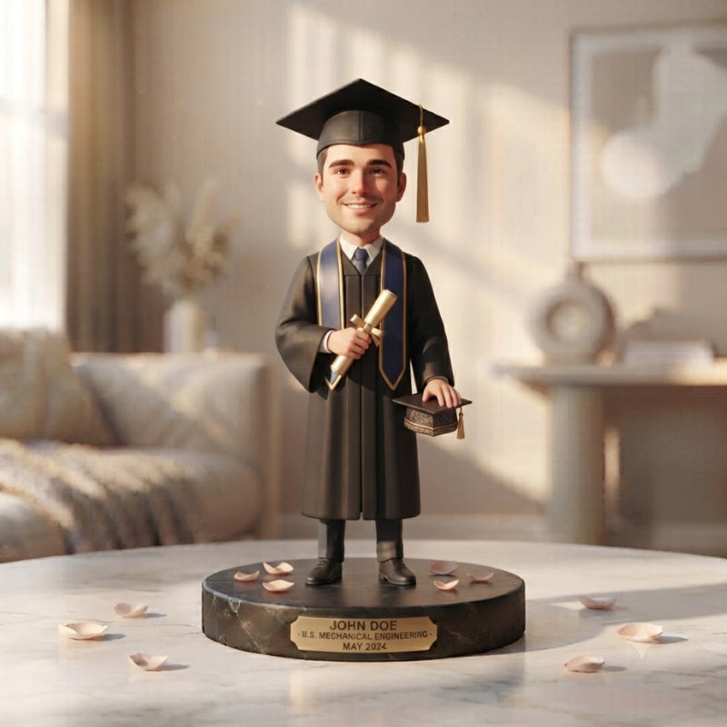 Custom Family Bobblehead Keepsake Display Figurine