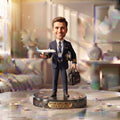 Custom Pilot Bobblehead Aviation Keepsake Figurine