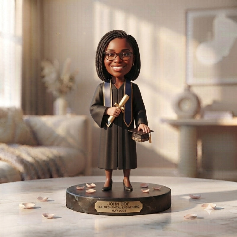 Custom Graduation Bobblehead Keepsake Gift Figurine